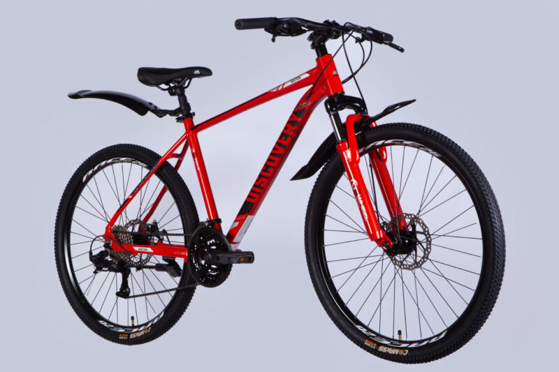 Велосипед AL 26" Discovery BASTION DD CS рама-18" червоно-чорний 2025 Discovery Velo Діскавері Вело