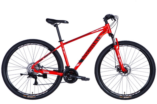 Discovery 29 " Велосипед гірський  AL 29" Discovery BASTION DD CS рама-17" червоно-чорний 2025 купити Discovery  Velo дискавери Вело