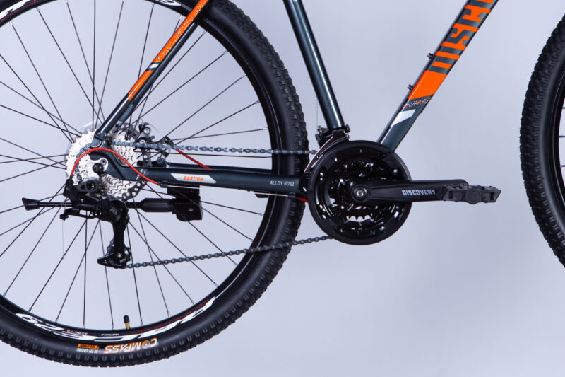 Велосипед AL 29" Discovery BASTION DD CS рама-21" сіро-помаранчевий 2025 Discovery Velo Діскавері Вело
