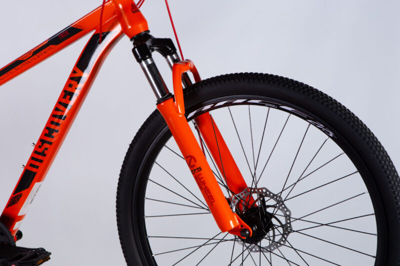 Велосипед ST 27.5" Discovery TREK DD FR рама-16" помаранчевий 2025 замовити дискавери вело