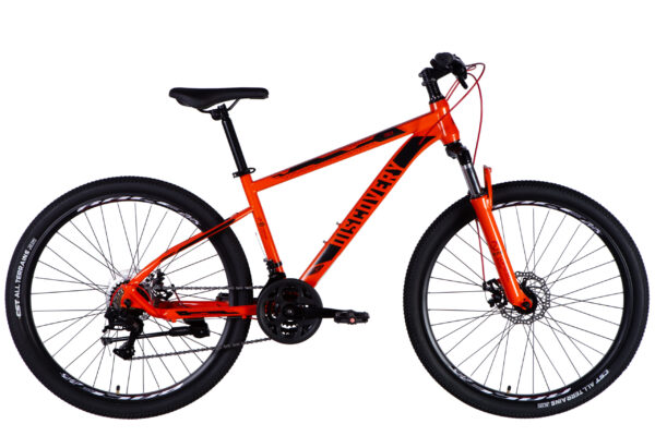 Discovery 27.5 " Велосипед гірський  ST 27.5" Discovery TREK DD FR рама-16" помаранчевий 2025 купити Discovery  Velo дискавери Вело