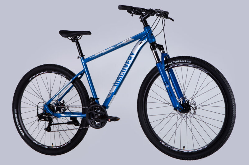 Велосипед ST 29" Discovery TREK DD FR рама-19" синьо-сріблястий 2025 Discovery Velo Діскавері Вело