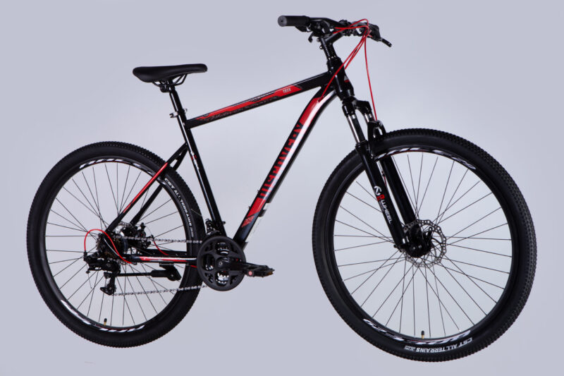 Велосипед ST 29" Discovery TREK DD FR рама-21" чорно-червоний 2025 дискавері велосипед