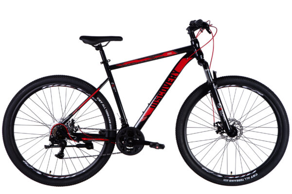 Discovery 29 " Велосипед гірський  ST 29" Discovery TREK DD FR рама-21" чорно-червоний 2025 купити Discovery  Velo дискавери Вело